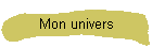 Mon univers